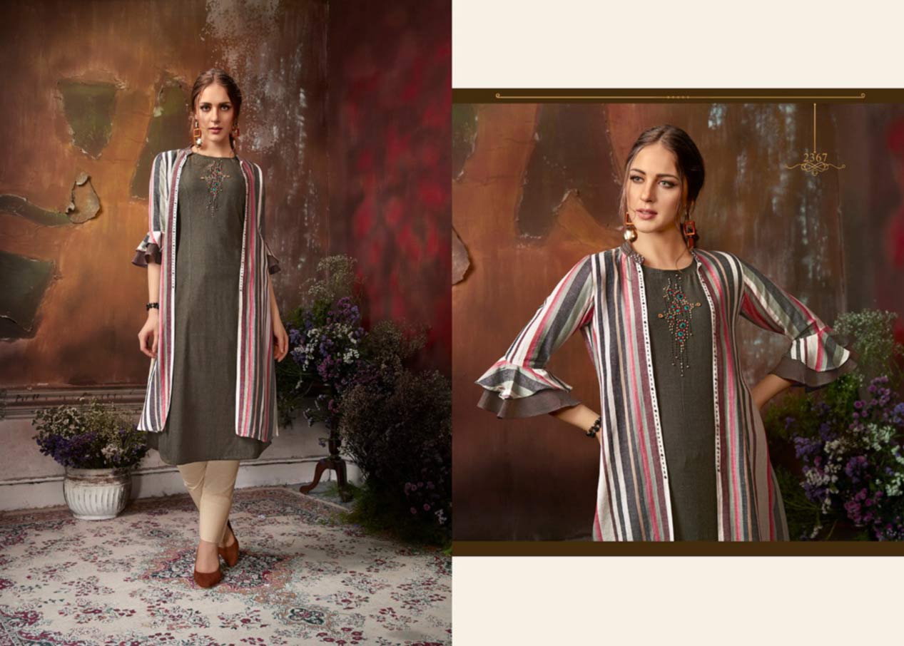 High Line Cotton Print Shrug Kurti Catalog High Line Cotton Print Shrug Kurti Catalog